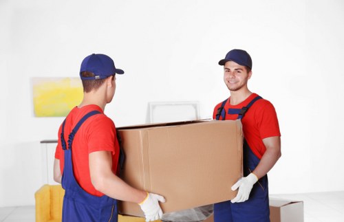 People using Mordenpark storage for household items