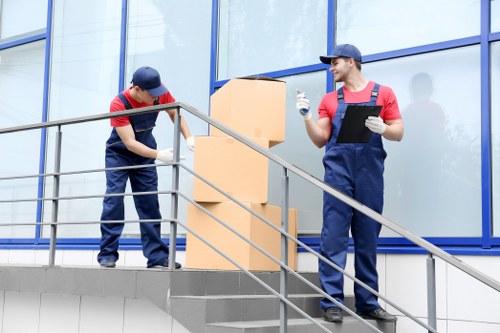 Business inventory and equipment stored safely in Mordenpark