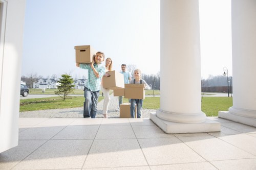 Family home relocation support in Mordenpark with packing and transport
