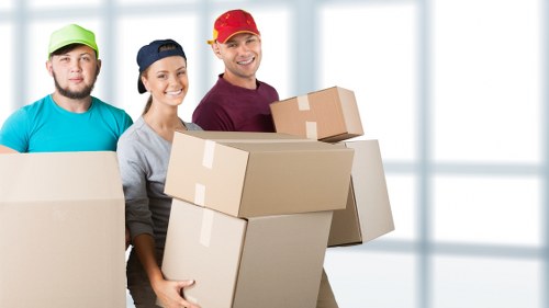 Professional packing services in Mordenpark preparing moving boxes