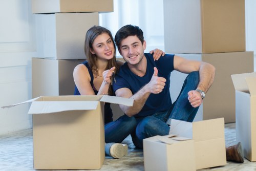 Local movers assisting with a house move in Mordenpark