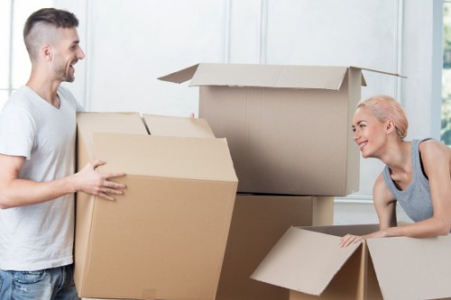 Modern business storage area in Mordenpark for stock and documents